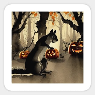 Sinister Squirrel scheming in the Dark Forest, Sticker